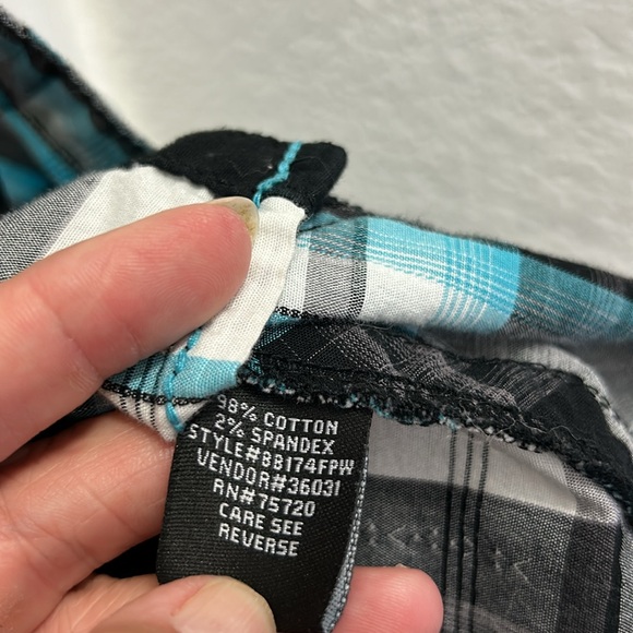 Buckle Black Athletic Fit Men Button Down Shirt Pockets Western Rodeo Casual XXL - Picture 8 of 13